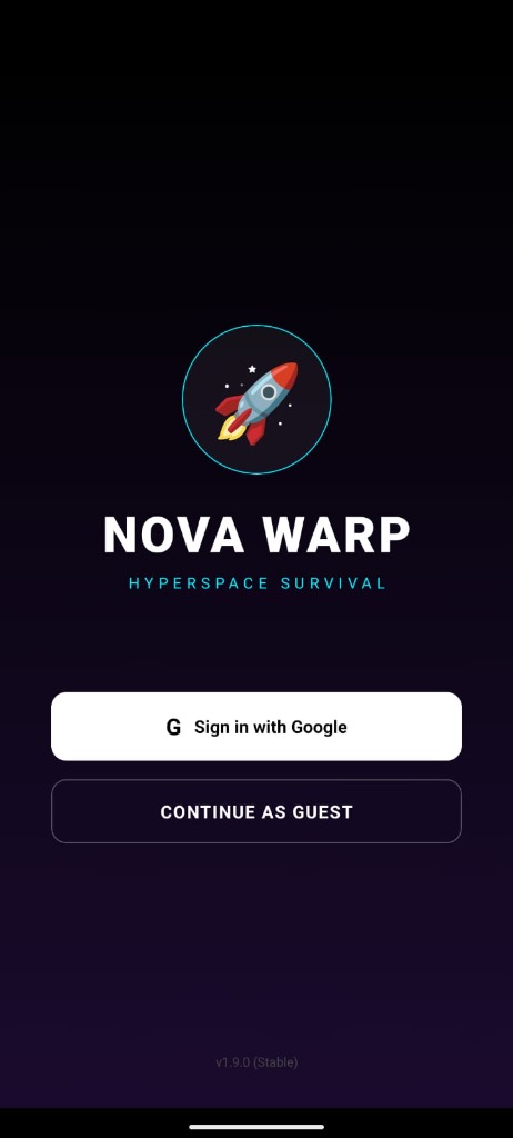 Nova Warp Menu